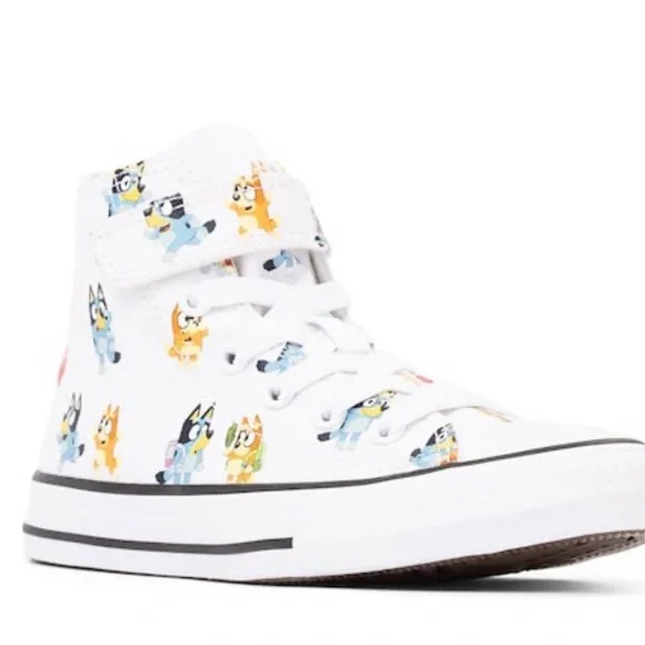 Converse Bluey Chuck Taylor All star easy-on High top Sneaker-little kids sz11 - Picture 5 of 7
